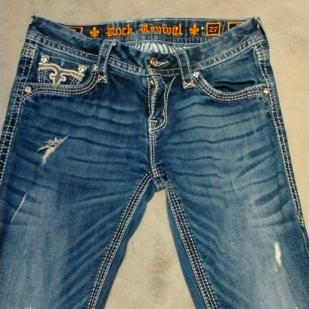 Women's rock revival jeans size 27